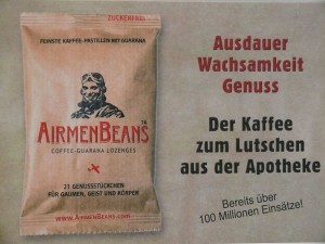 AirmenBeans - Kaffee-Guarana-Pastillen
