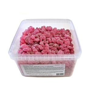 Grahns Weingummi mit Erdbeer & Colageschmack -zuckerfrei-, 2 kg Box