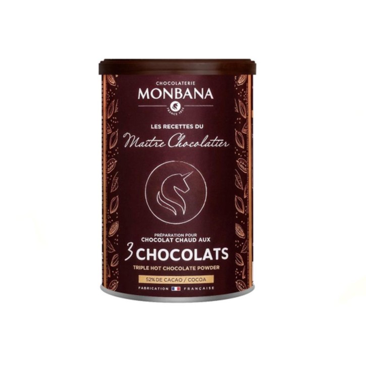 MONBANA - Triple Hot Chocolate Powder, 175 Gramm